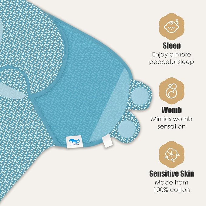 SWEET DOLPHIN 3-Pack Baby Swaddle Sleep Sacks - Image 5