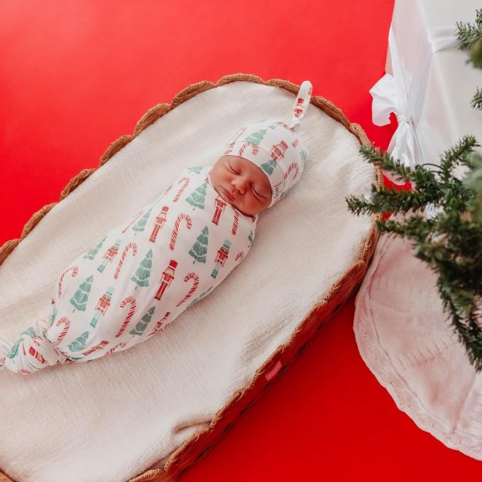 Copper Pearl Swaddle Blankets for Newborns | Soft Stretchy Receiving Blankets - Image 3