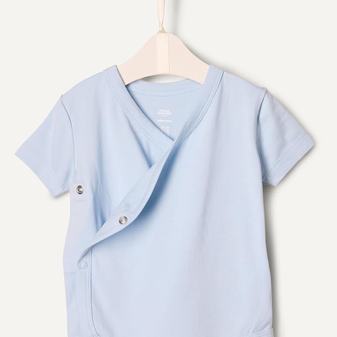 Amazon Essentials x Sofia Grainge Unisex Babies' Side Snap Short Sleeve Bodysuit - Image 4