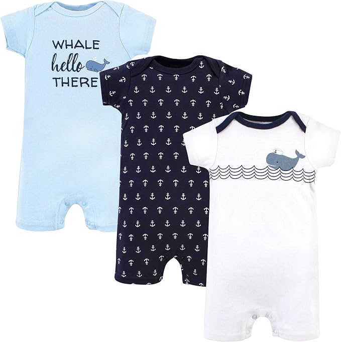 Hudson Baby Unisex Cotton Rompers - Image 2