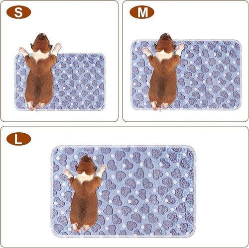 1 Pack 3 Blankets for Dog Puppy Cat | Super Soft Fluffy Premium Fleece Pet - Image 2