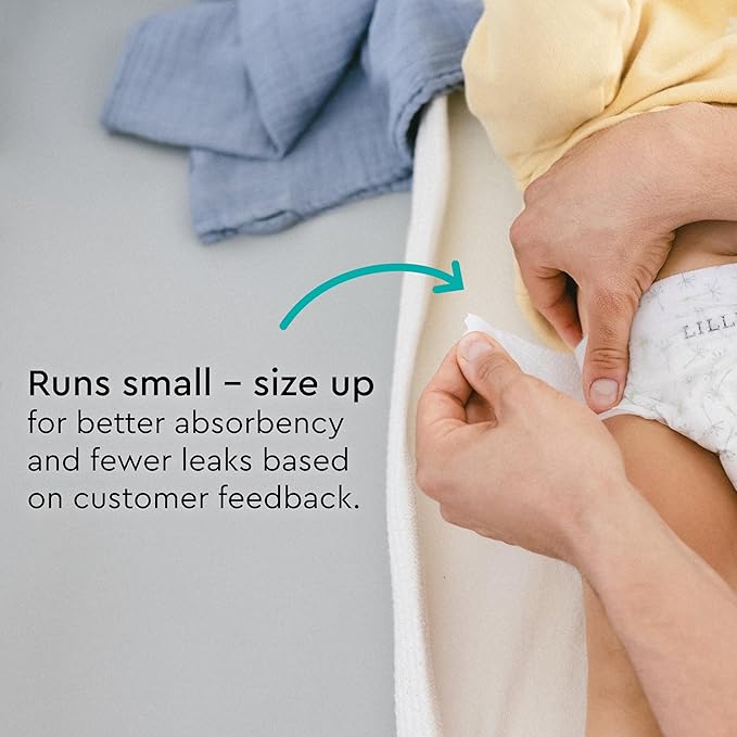 LILLYDOO Baby Diapers - Size 5 (24-35 lbs), Half-Monthly Supply (66 Count), Leak Protection, Skin-Friendly, Ultrasoft, Perfume- & Chlorine-Free, Hypoallergenic, Dermatologist Tested, Oeko-TEX®