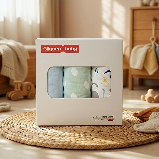 GLLQUEN BABY Swaddles for Newborns 0-3 Months, Adjustable & Easy Fastener | - Image 7