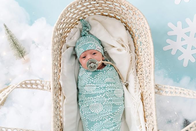 Copper Pearl Swaddle Blankets for Newborns | Soft Stretchy Receiving Blankets - Image 7