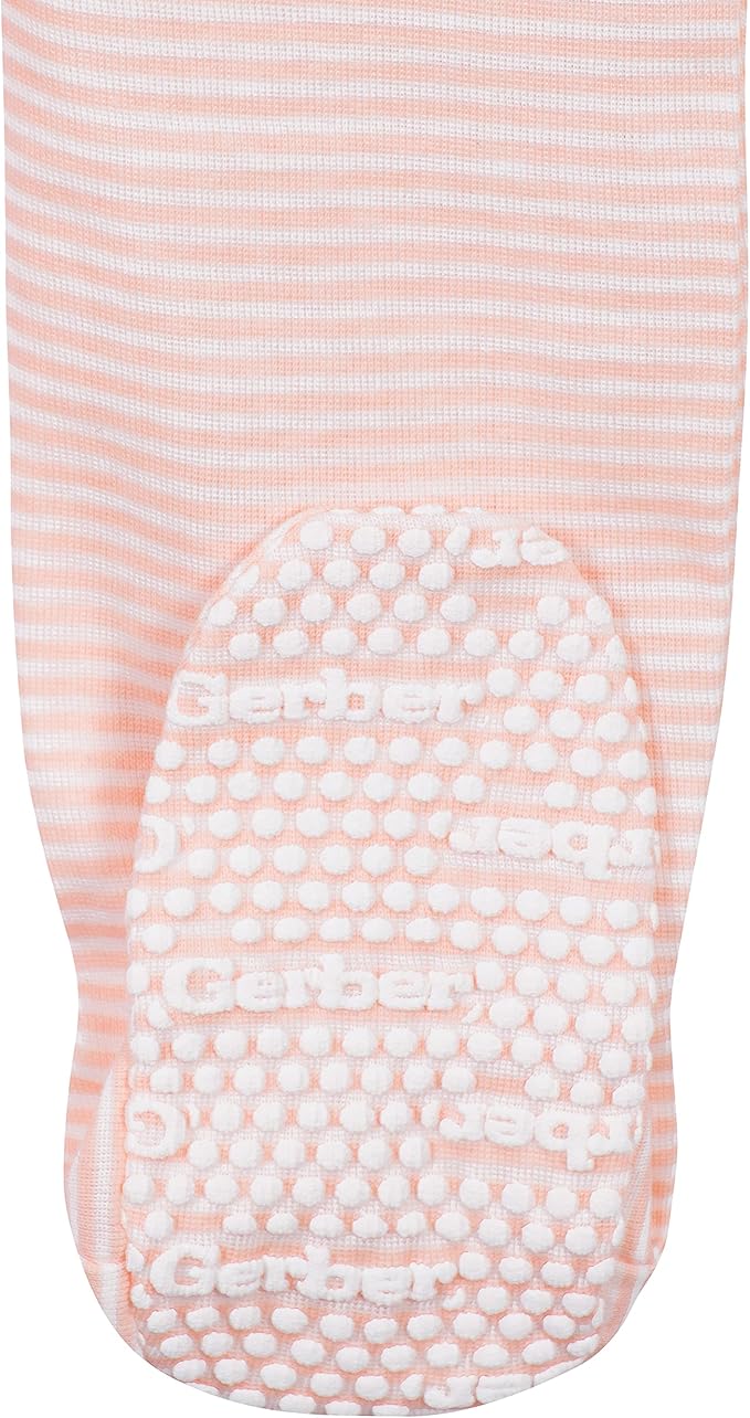 Gerber Baby Girls 2-Pack Footed Pajamas - Image 5