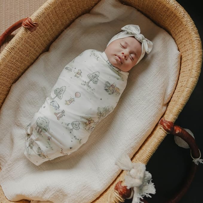 Copper Pearl Swaddle Blankets for Newborns | Soft Stretchy Receiving Blankets - Image 2