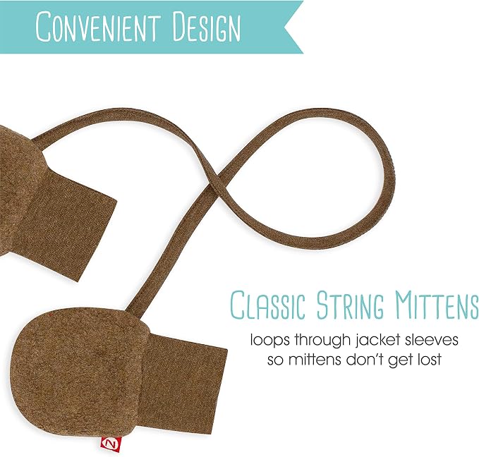 Zutano Baby Fleece Mittens for Infant, Outdoor Baby Winter Gloves | Thumbless - Image 8
