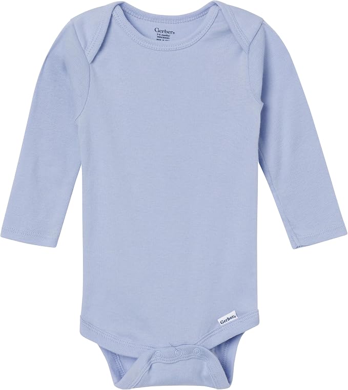 Gerber Baby 6 Pack Long-sleeve Onesies Bodysuit - Image 2