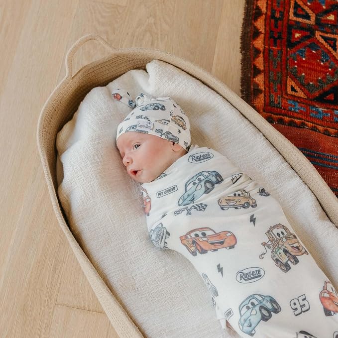Copper Pearl Swaddle Blankets for Newborns | Soft Stretchy Receiving Blankets - Image 2