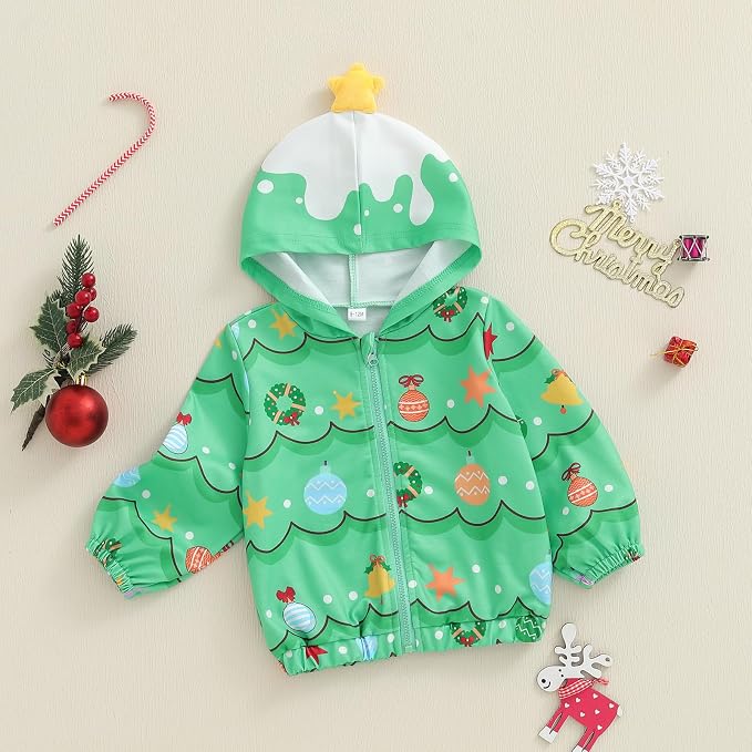 Toddler Baby Girl Windbreaker Jacket Zip Up Hoodie Long Sleeve Sweatshirt - Image 4