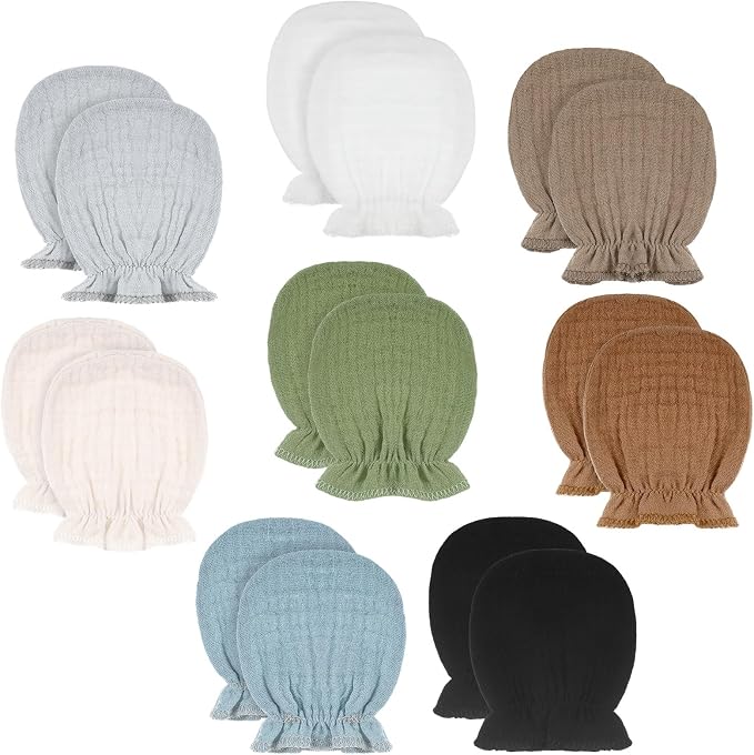 Baby Mittens Newborn No Scratch 0-6 Months by Jeere