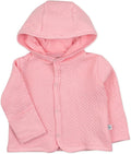 HonestBaby Matelasse Snap-Front Hooded Jacket Organic Cotton by HonestBaby