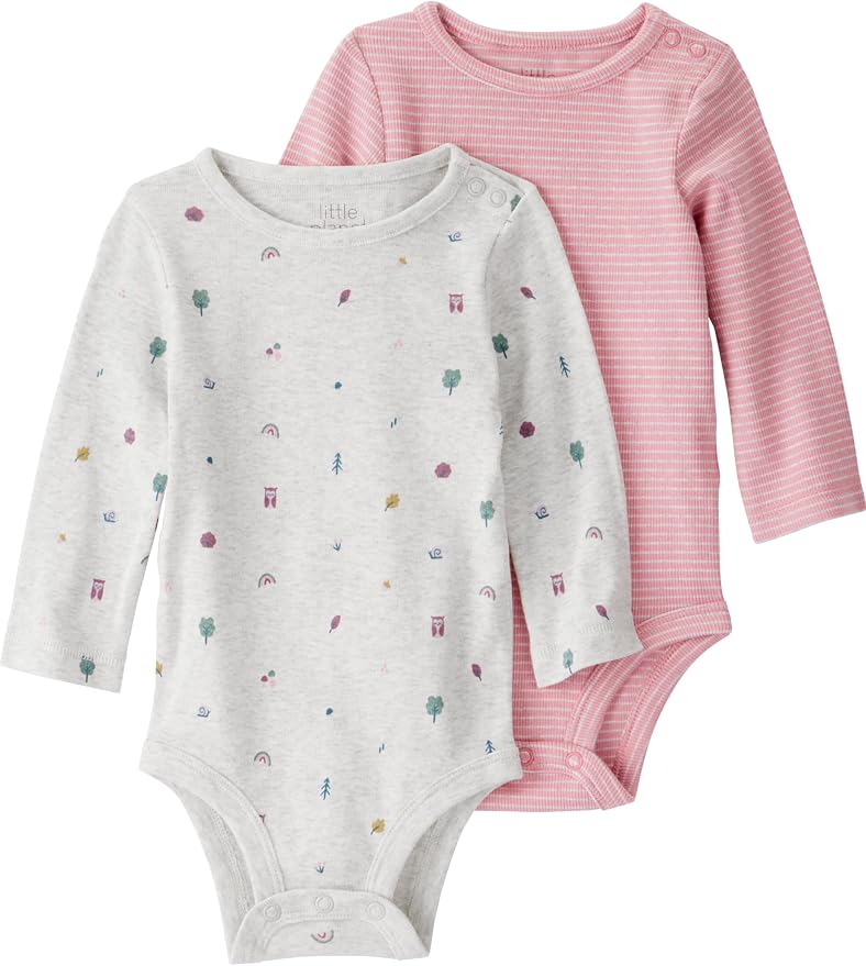 little planet by carter's Baby 2-Pack Organic Cotton Long-Sleeve Bodysuits by LittlePlanet