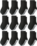 RATIVE Non Skid Anti Slip Crew Socks by RATIVE