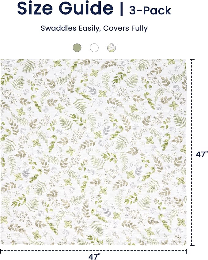 EXQ Home Muslin Swaddle Blankets - Image 6