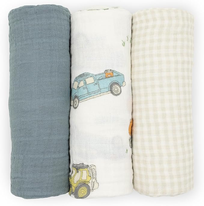Little Unicorn Muslin Swaddle Blanket - Image 4