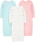 Simple Joys by Carter's Baby Girls' 3-pack Cotton Sleeper Gown by SimpleJoysbyCarters