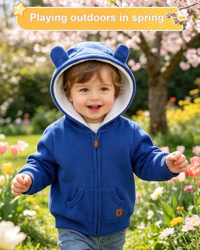 Baby Boy Clothes Jackt Girl Baby Hoodie Coat Outerwear Fall Spring | Baby Boy - Image 3