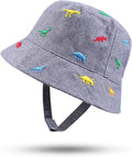 JANGANNSA Dinosaur Baby Boys Sun Hat Cotton Toddler Girls Bucket Hats Summer by JANGANNSA