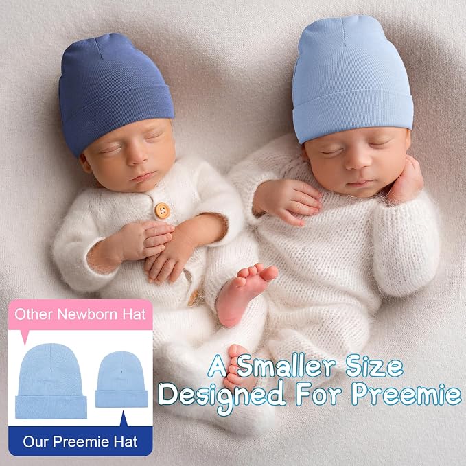 Newcotte 6 Preemie Hats - Image 6