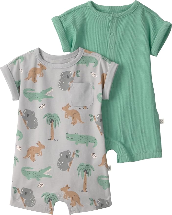 little planet by carter's Unisex Baby Organic Cotton Gauze Shortall by LittlePlanet