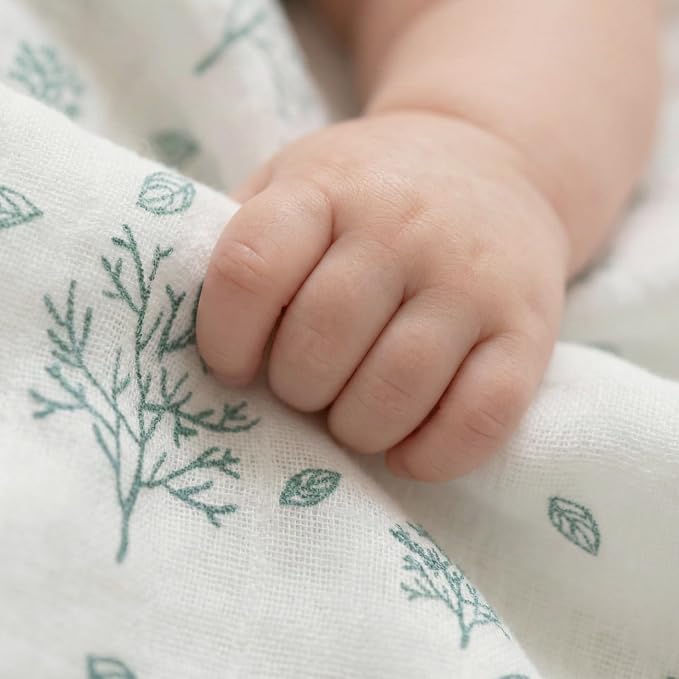 Muslin Swaddle Blankets for Newborn, Cotton Receiving Blanket | 4 Pack 100% - Image 4