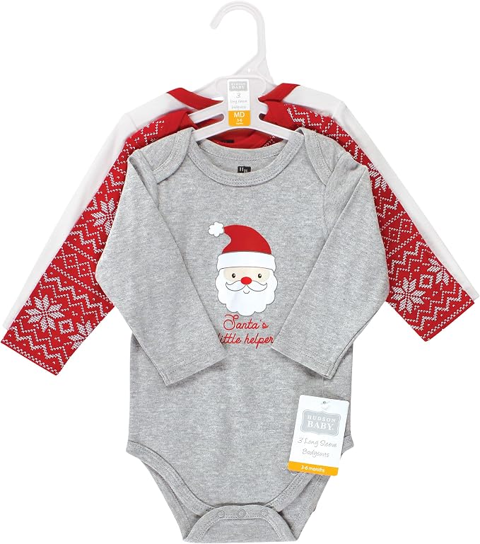Hudson Baby Unisex Baby Cotton Bodysuits - Image 2