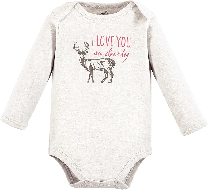 Touched by Nature Unisex Baby Organic Cotton Long-Sleeve Bodysuits - Image 3