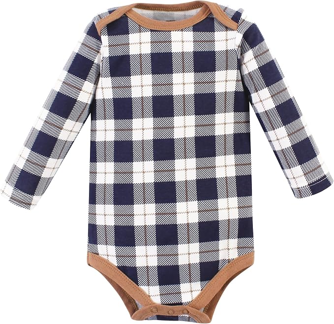 Hudson Baby baby-boys Cotton Long-sleeve Bodysuits 3-pack - Image 4