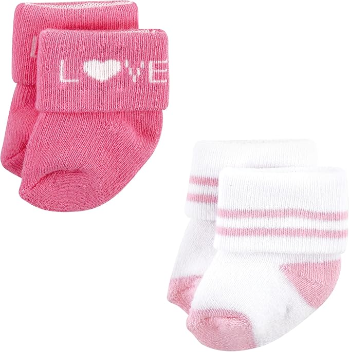 Hudson Baby Baby 8-pack Cotton Rich Newborn and Terry Socks - Image 5