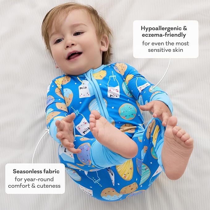 Little Sleepies Pajamas for Baby Boys & Girls, Viscose from Bamboo Baby Pajamas - Image 7