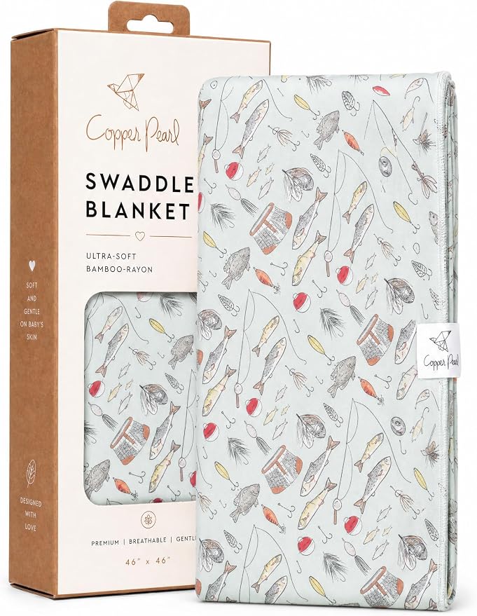 Copper Pearl Swaddle Blankets for Newborns | Soft Stretchy Receiving Blankets by CopperPearl