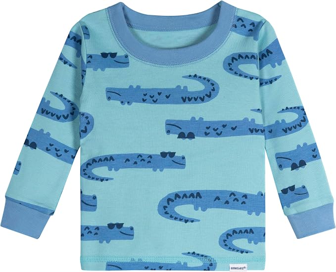 Onesies Brand Baby Boys Snug Fit 4 Piece Pajama Set - Image 2