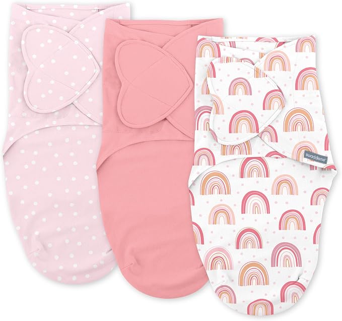 SwaddleMe by Ingenuity Monogram Collection Baby Swaddle, 100% Cotton, Improves by SwaddleMe%C2%AE