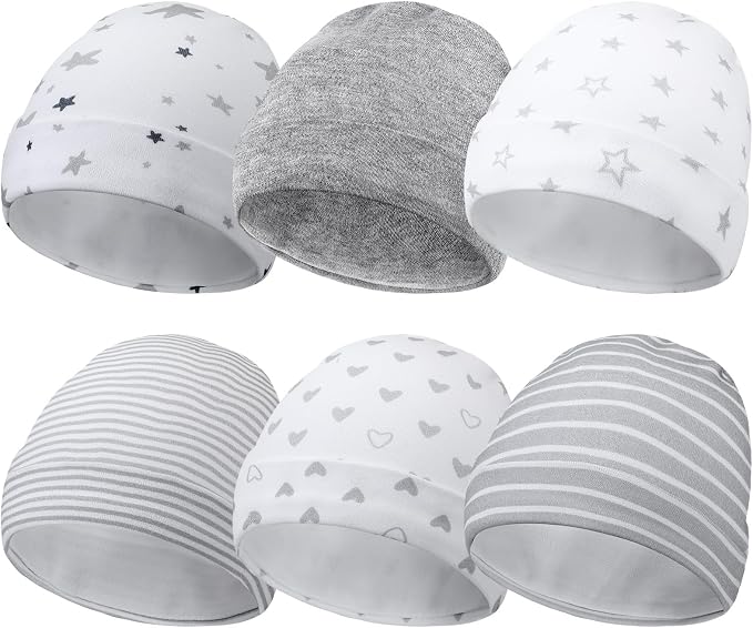 Newcotte 6 Preemie Hats by Newcotte