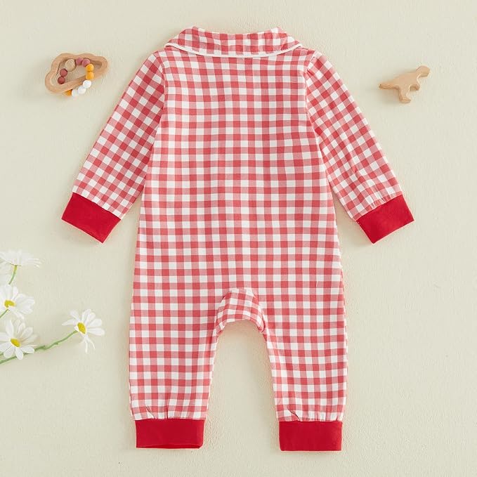 Seyurigaoka Newborn Baby Boy Girl Romper Long Sleeve Zipper Jumpsuit - Image 7