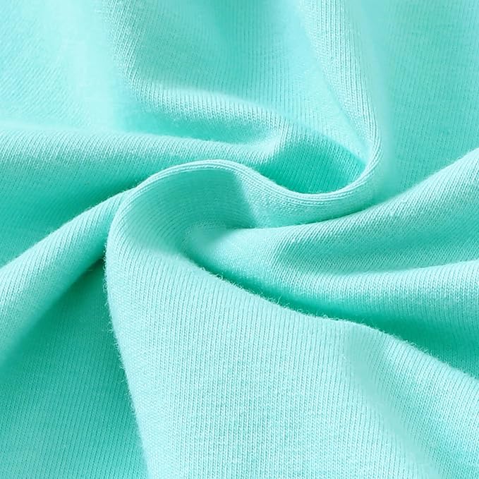 AMAWMW Newborn Baby Girl Little Sister Sleeper Gown Stripe Long Sleeve - Image 7