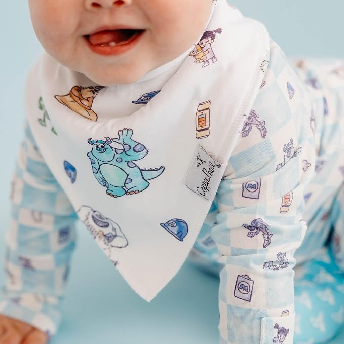 Copper Pearl Baby Bibs 4 Pack, Printed Bandana Drool Bibs - Image 5