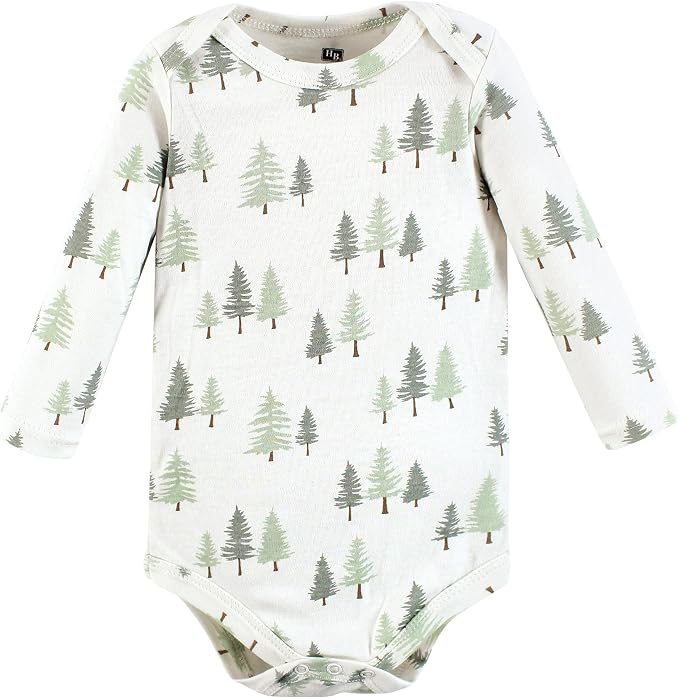 Hudson Baby Baby Girls' Cotton Long-sleeve Bodysuits 3-pack - Image 4