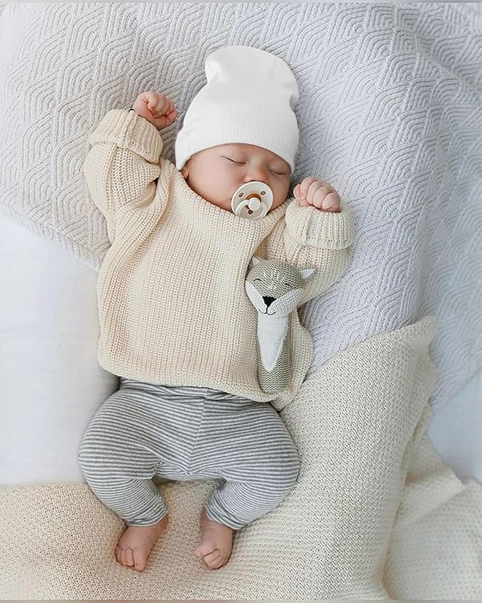 DRESHOW BQUBO 6 Pack Baby Newborn Hats Set - Image 2