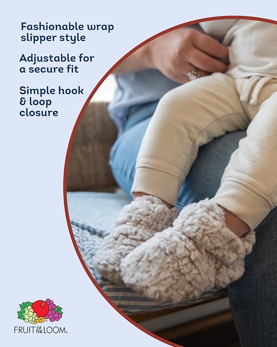 Fruit of the Loom Cozy Thermal Wrap Booties - Image 2
