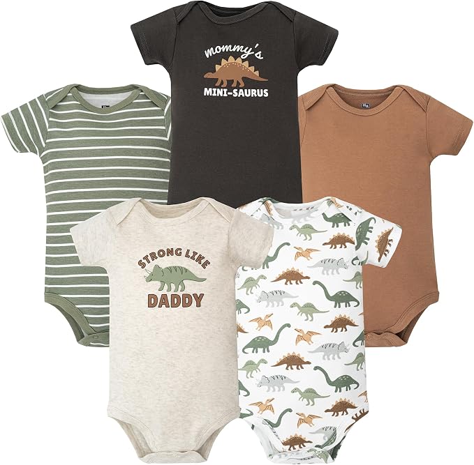 Hudson Baby Infant Boys Cotton Bodysuits 5-Pack by HudsonBaby