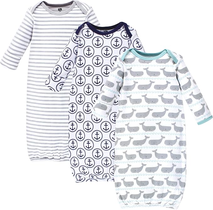 Hudson Baby unisex-baby Cotton Gowns by HudsonBaby