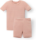 AVAUMA Stripe Pattern Baby Boys Girls Pajama Set Kids Toddler Snug fit Ribbed by AVAUMA