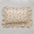 BuLuTu Cute Floral Toddler Pillowcase Cotton Muslin Kids Pillow Case with Enveloped Closure Soft Breathable Standard Size Pillowcase for Sleeping, 1 Piece, Hyacinth Pattern, 20"x26"