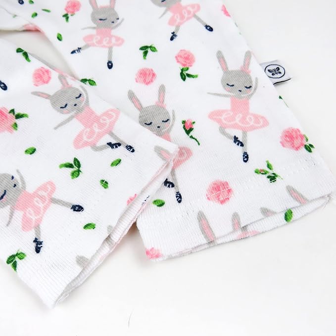 HonestBaby Unisex-Baby Multipack Harem Pants Roomy Fit Pull on Bottoms 100% - Image 2