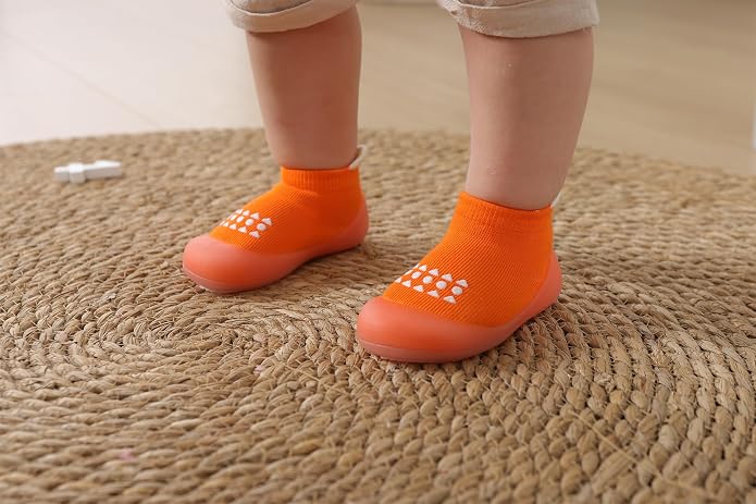 Hstyle Baby Sock Shoes Toddler Boys Walking Shoes Infant Slippers Sneakers | - Image 3