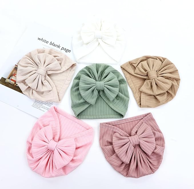 Cinaci 6 Pack Soft Turban Hats - Image 8