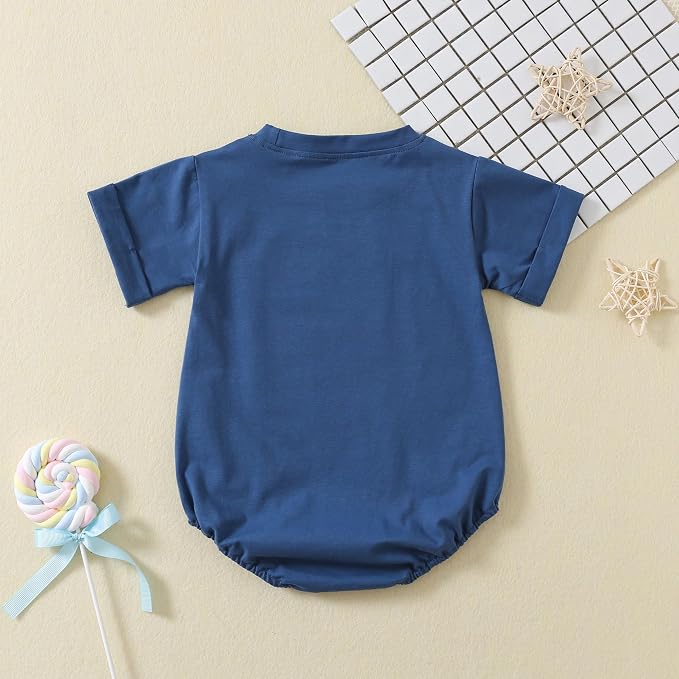Jimonda Baby Bubble Romper Short Sleeve Bodysuit T-Shirt | 100% Cotton - Image 5