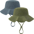 Muslin Baby Sun Hat Sun Protection Baby Toddler Bucket Hats by HONGTEYA